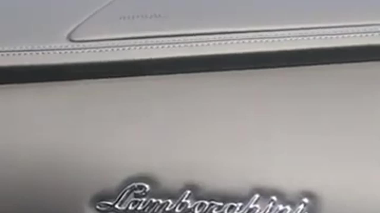 Riding in a Lamborghini