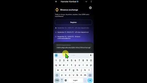 How To Connect Binance Wallet to Hamster Kombat || how to connect hamster kombat to binance
