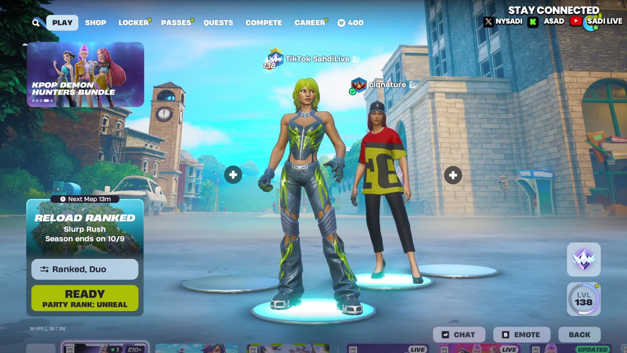 FIRST PARTNERED RUMBLE STREAM 💚 UNREAL RANKED WITH THE BROS 💚 TUNE IN