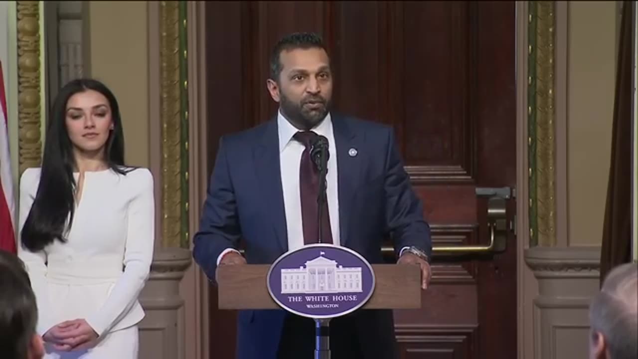 Kash Patel made his first speech as FBI Director