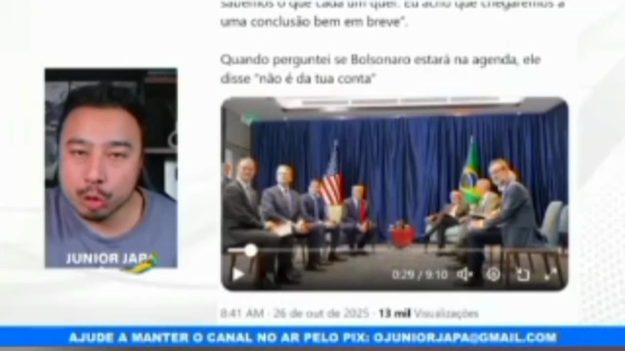 TRUMP diz para jornazista da Globo, Não é da sua conta.😜