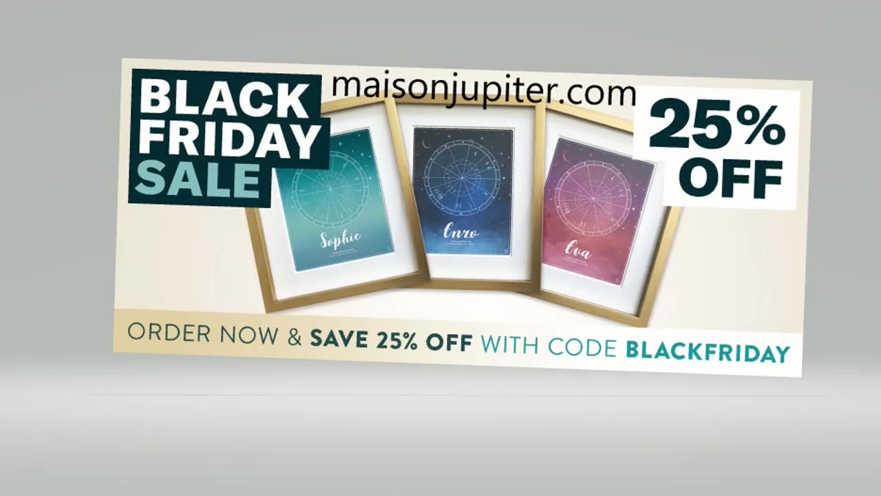 Black Friday Birthchart Sale