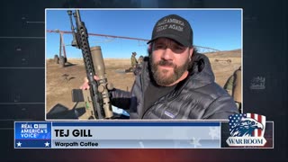 LIVE FROM SHOOTING RANGE: Tej Gill Shares Why WarPath Coffee Powers The WarRoom