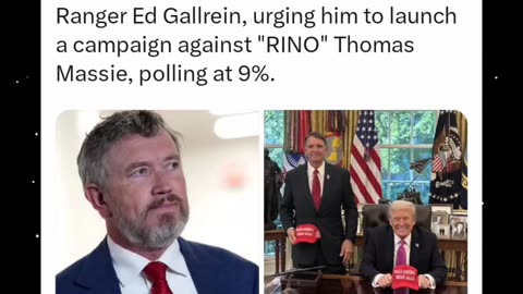 Ed Gallrein, thomas massie future gop primary