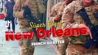 New Orleans superbowl weekend. Keeping Americans safe