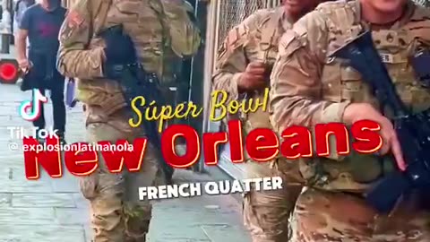 New Orleans superbowl weekend. Keeping Americans safe