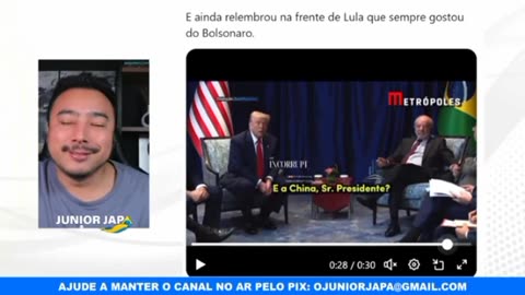 TRUMP diz para jornazista da Globo, "Não é da sua conta."