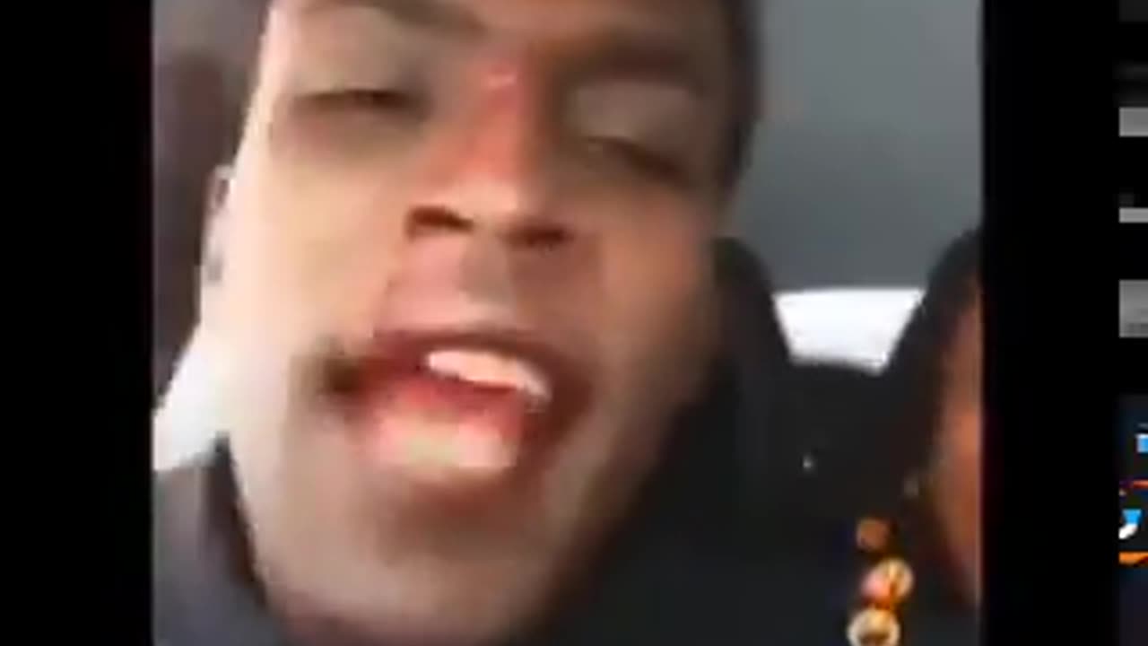 Nigger couple have a domestic