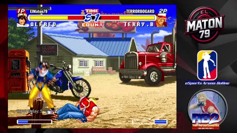 Fatal Fury Real Bout 2 • Luchas en linea • "ElMaton79" P1 vs "TerrorBogard" (2025/09/30)