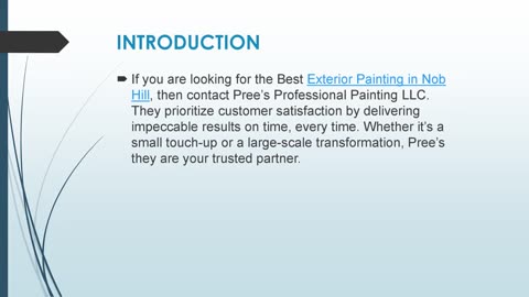 Best Exterior Painting in Nob Hill