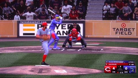 MLB The Show: Cincinnati Reds vs Minnesota Twins (N0 Hitter-Hulse 13Ks)