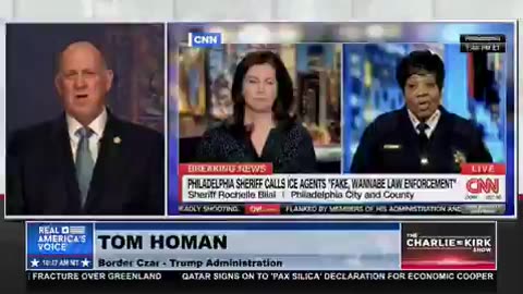Tom Homan Claps Back Hard at Woke Philly DEI Sheriff Threatens ICE Agents