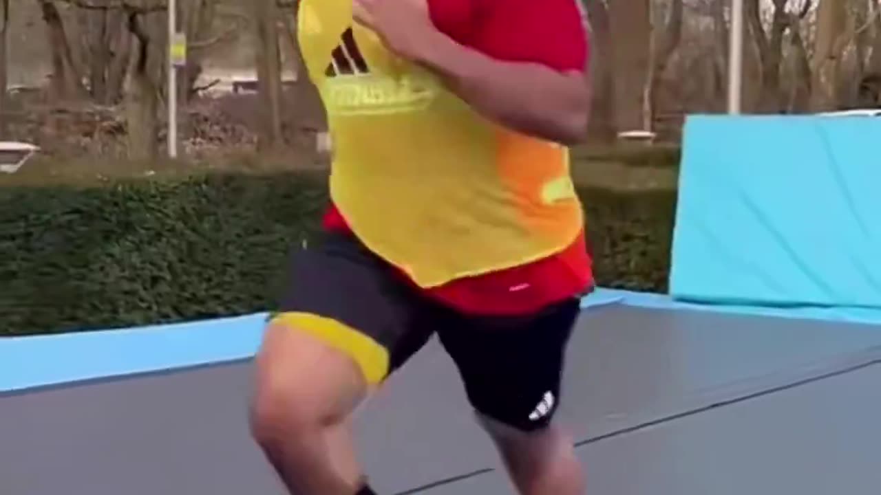 Fanum shares that he’s injured himself after running on Mr Beasts giant treadmill