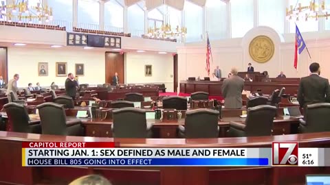 North Carolina | Just Officially Recognized |MALE and FEMALE |As The ONLY Two Sexes