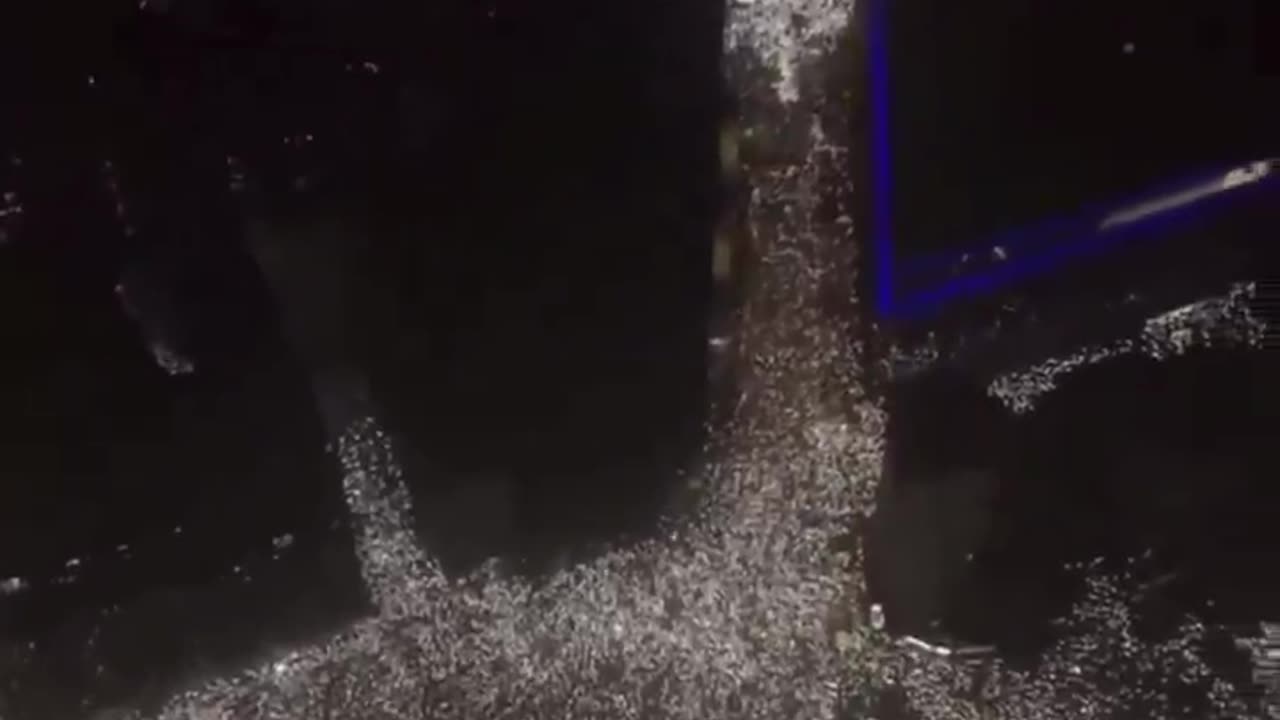 Overhead View of Large Peaceful Protest in Belgrade, Serbia