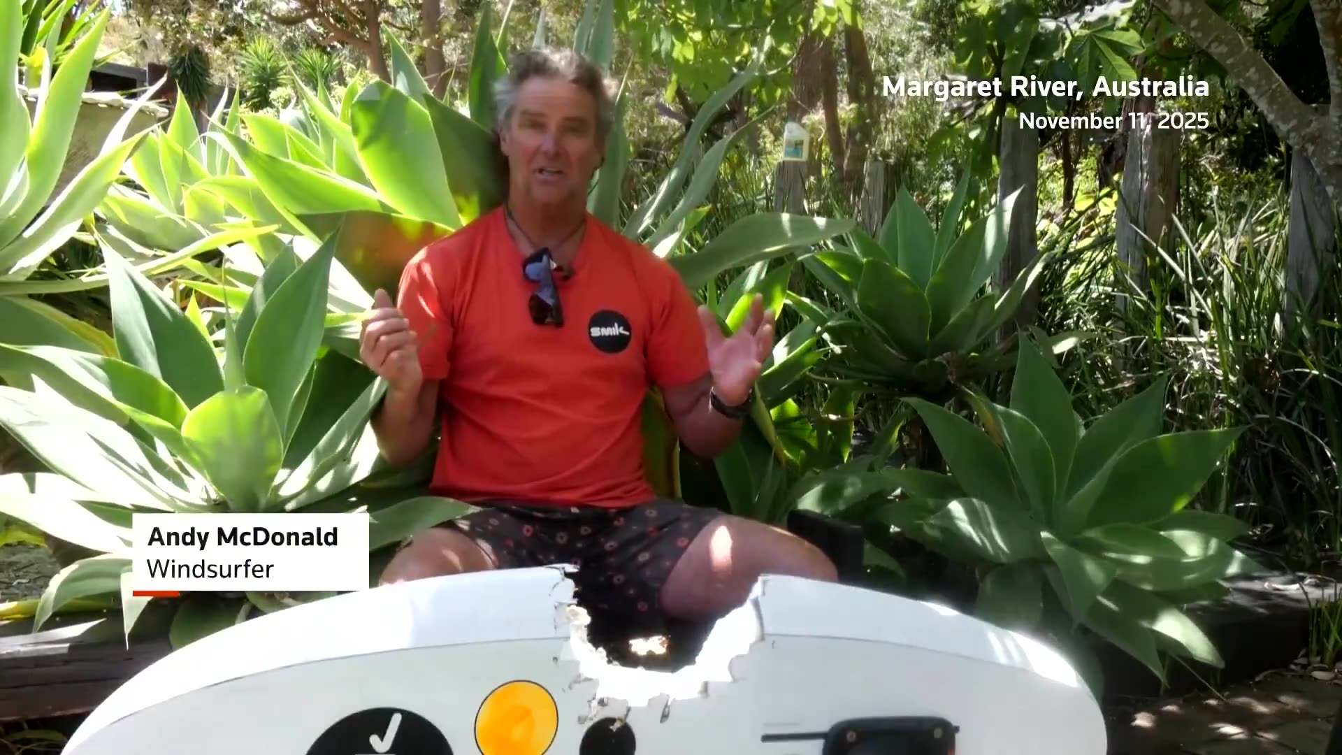 Horrifying moment windsurfer attacked, pulled underwater by a shark off Australia