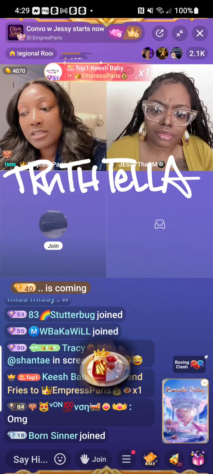 EMPRESS PARIS CONVERSATION WITH JESSY 10/15/25 PT. 1