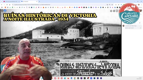 Ruínas Históricas de Victoria A Noite Illustrada - 1934.