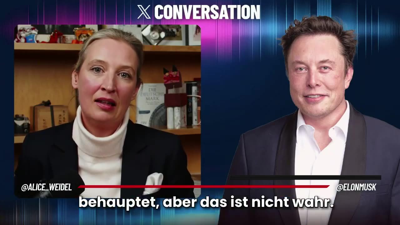 Alice Weidel - Elon Musk - Unterhaltung