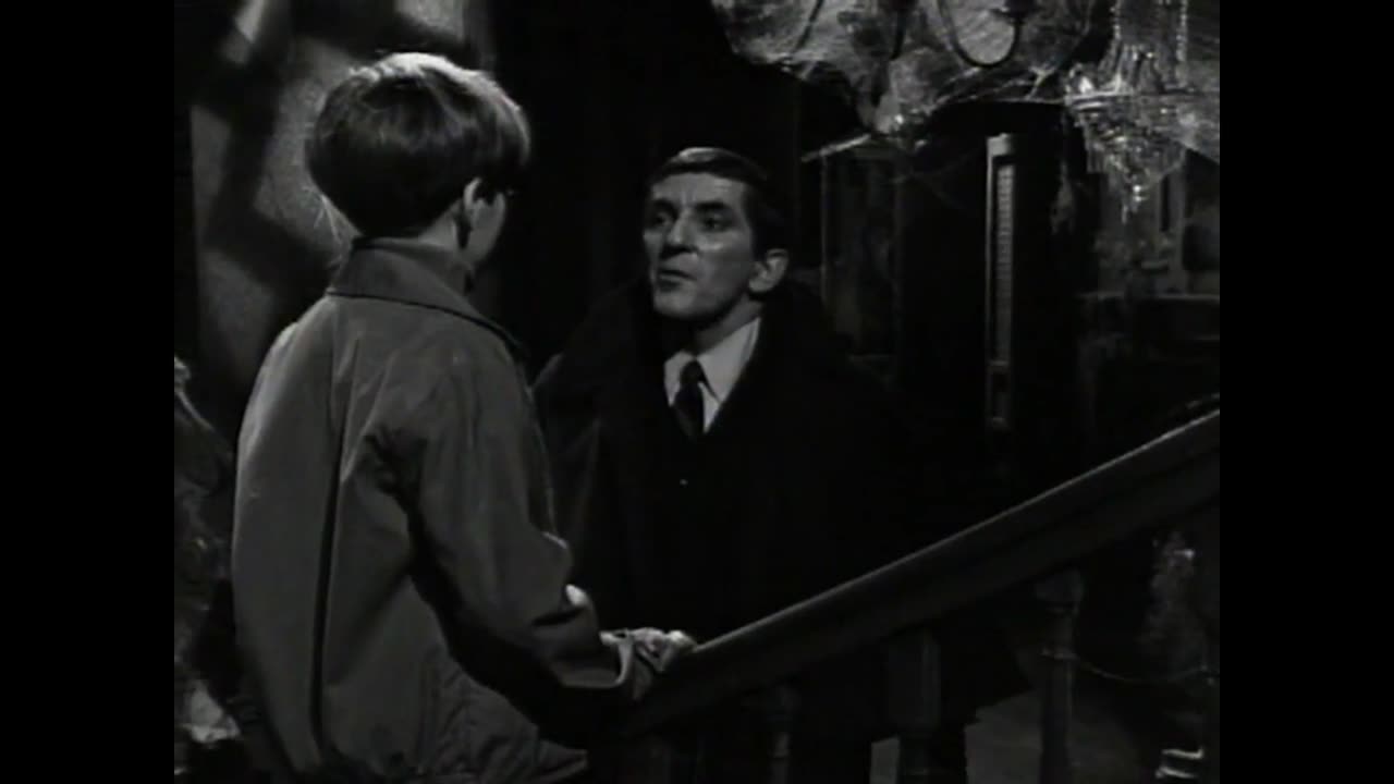 1967 Dark Shadows: Barnabas stalks The Old House and shocks David