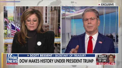 Maria Bartiromo just asked Treasury Secretary Scott Bessent a deceptively simple question