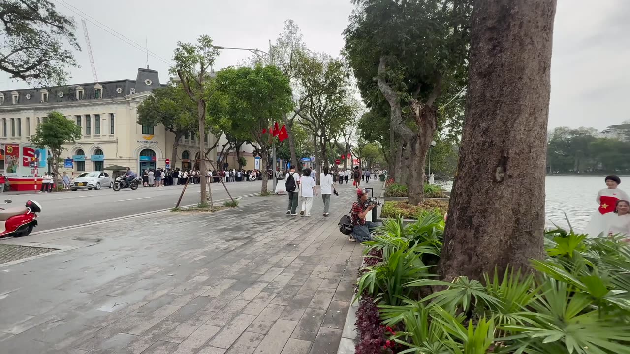 Chicken soup at Ho Guom Quan in Hanoi, Vietnam