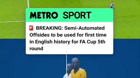 Semi-Automated Offsides are coming to England 🚨