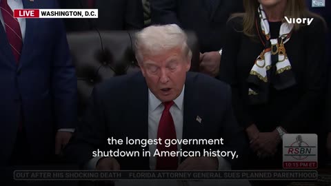 Trump slams opposition over shutdown fight, says it happened 'purely for political reasons'