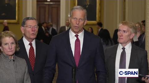 Senate Leader John Thune · Dems object to the DHS Funding bill that passed in the House.