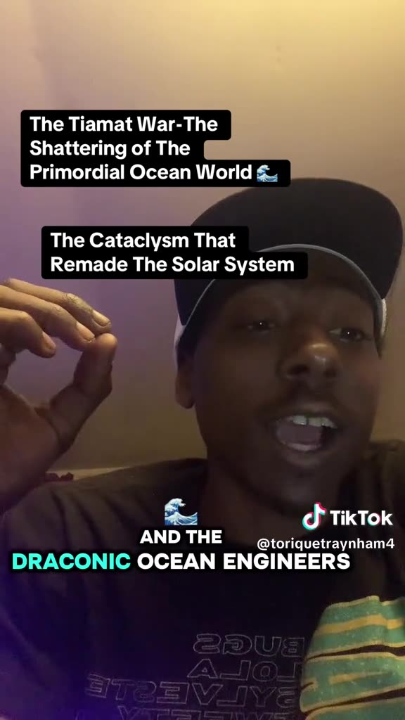 The TIAMAT WAR - The Shattering of the Primordial Ocean World.