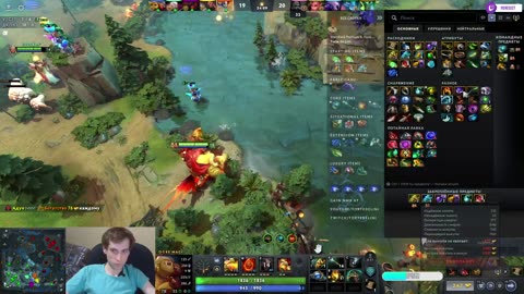 Весёлый матч 5 на 5 — Огр снова в огне | Dota 2