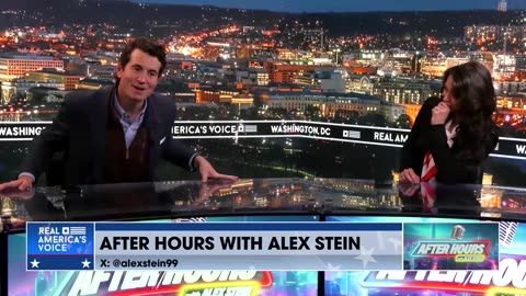 OANN host Chanel Rion Guests With Alex Stein