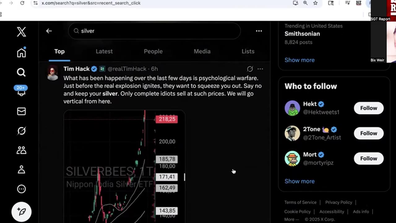 WARNING: Bix Weir Says Paper Silver Will Collapse