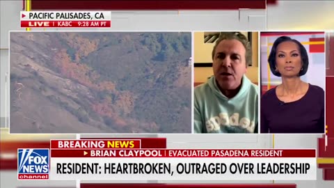 Brian Claypool, evacuated Pasadena resident, attacks Gavin Newsom and Karen Bass.