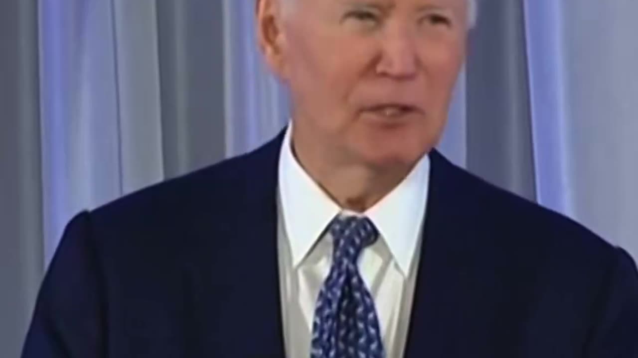 Joe Biden shouted incorrectly in Boston on Sunday. He started off softly, like usual.