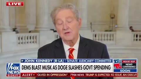 Senator John Kennedy Says to Be on the Lookout for Flying Pigs