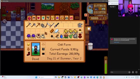 Stardew Valley and Chill Episode 13: Picking Up Momentum