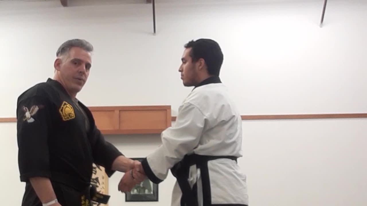 Tong Hap Kwan Hoshinsul/Hapkido Class Part 2