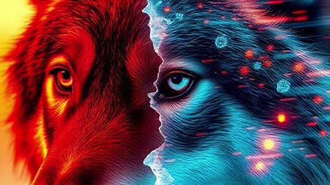 Fire & Ice Wolf