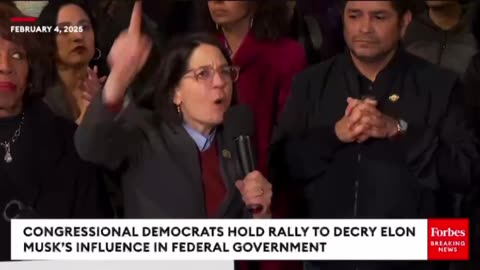 Unhinged Lesbian Tells Democrats at Anti-Musk Rally to "Get in Touch with Your Scrappy Little Dyke"