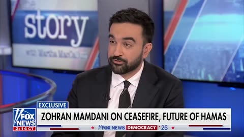 Zohran Mamdani refuses to agree that Hamas terrorists should lay down their arms