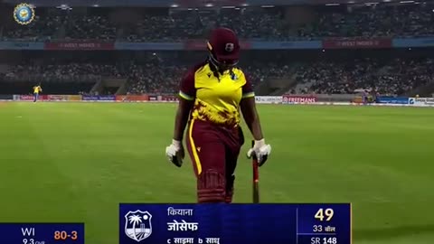 India ve West Indies match highlights