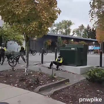 Just look at this, look at these stations setup for Portland ICE protesters