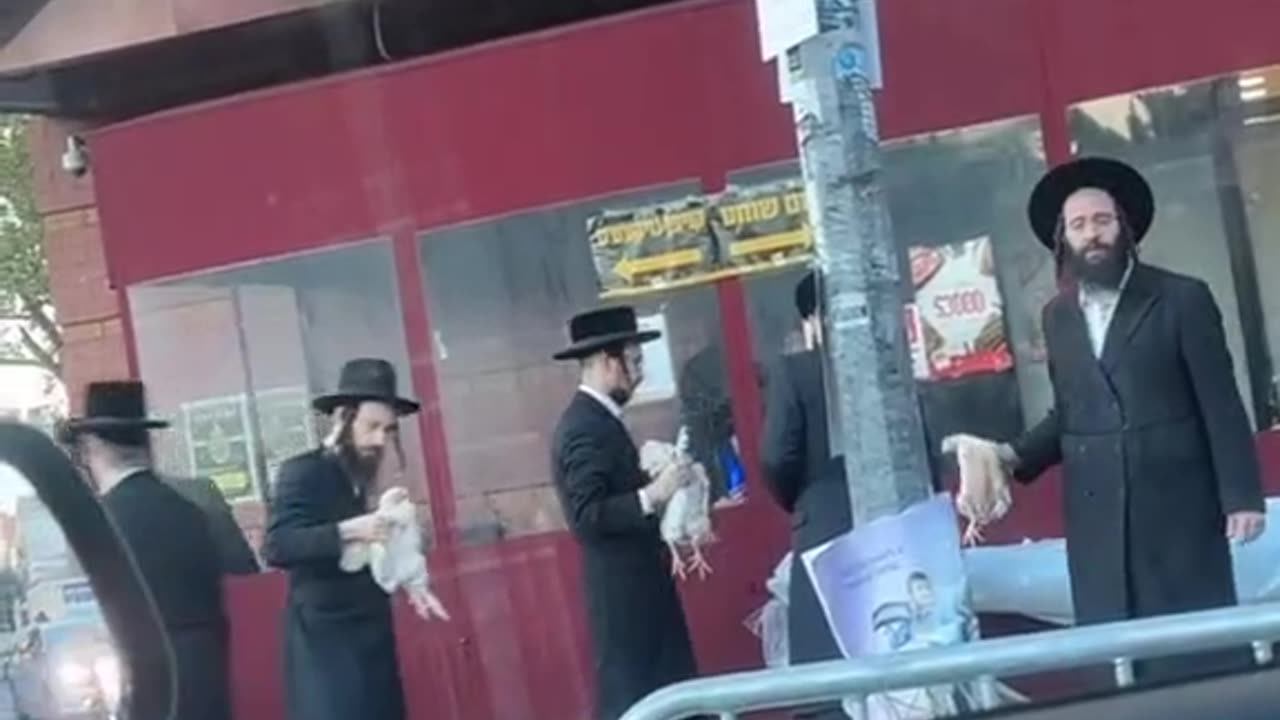 Jews perform a religious ritual called "Kapparot," in which