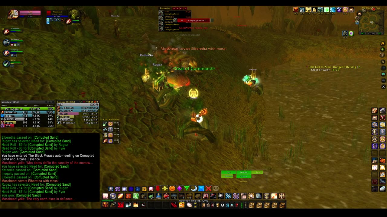 Turtle wow - PUG Black Moras custom dungeon - Paladin POV - no commentary - A mage tank wonder