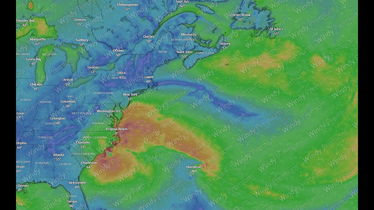 Hurricane Imelda To Hit East Coast 9/27/2025