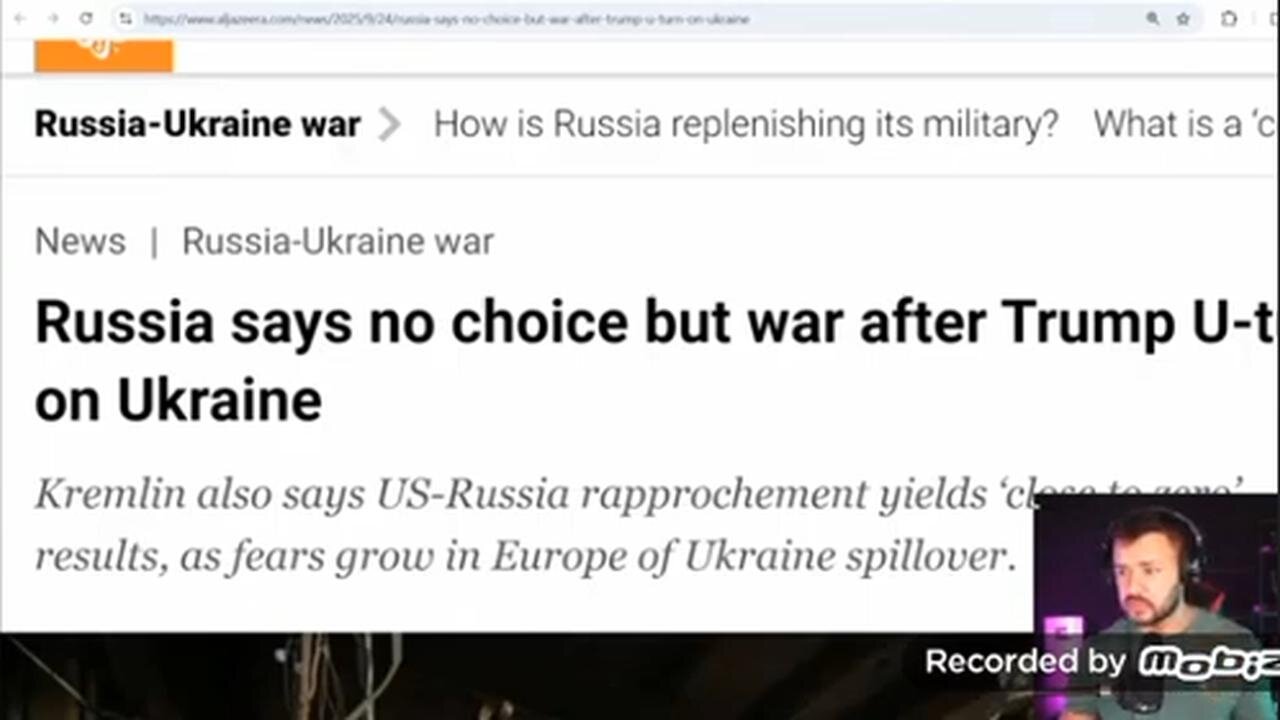 Russia says No Choice but War with the West Make Bright the Arrows; Gather the Shields