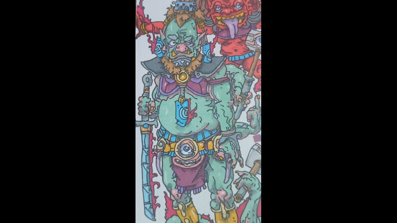 Fantasy Marker Drawings