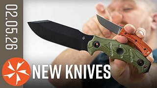 All Knives Great and Small - New Knives February 5th, 2026 at KnifeCenter