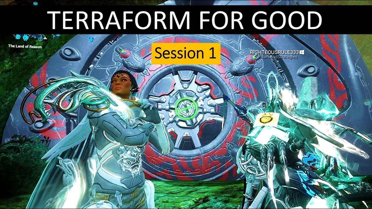 Warframe: Kingdom Terraforming Session Land of Reason #warframe #dojo #terraforming